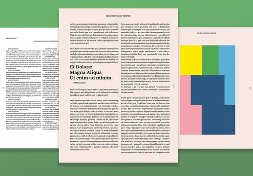 Layout rivista arte e cultura