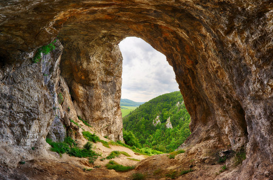 Fototapeta Rock window in Slovakia, Kostolecka tiesnava
