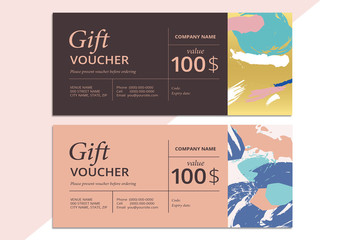 Patterned Gift Voucher Layout 2