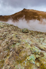 Geothermal Area Hverir, Hverarond, Northern Iceland