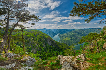 Fototapeta na wymiar Beautiful Serbian Landscape Panorama