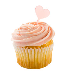 cupcake isolated ower white background