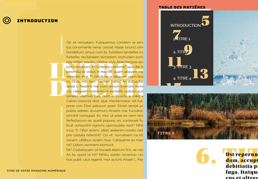 Mod&egrave;le de magazine num&eacute;rique&nbsp;- Aventure