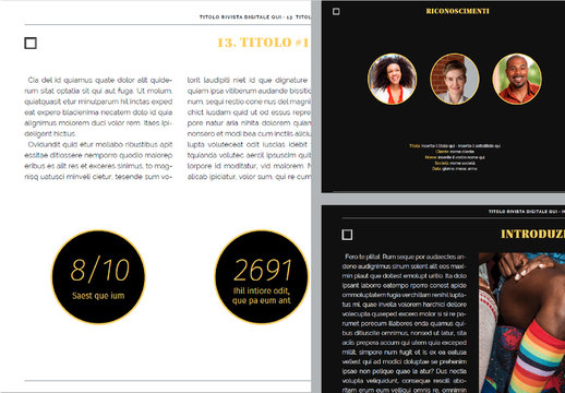 Layout rivista digitale Arte