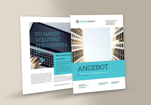 Gesch&auml;ftsvorschlag Layout