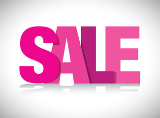 pink sales sign