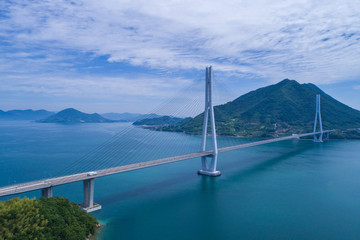 多々羅大橋（しまなみ海道）　空撮