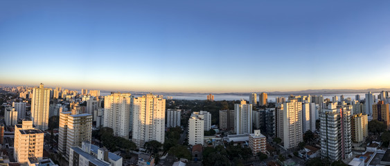 City Sao Jose dos Campos, SP / Brazil, at sunrise panorama photo