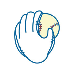 Baseball sport game icon vector illustrationgraphic design