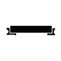 Ribbon banner empty icon vector illustration graphic design