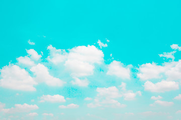 Fototapeta na wymiar Cloud on blue sky background-Vintage effect style picture
