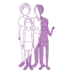 Family grandparents grandchildren icon vector illustration graphic design