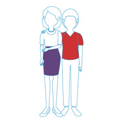 mother son cartoon icon vector illustration graphic design