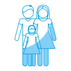 pictogram family with kid icon over white background vector illustration