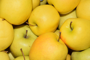 Close up of fresh and juicy apples