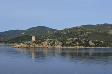 Fototapeta na wymiar Porto budello , Teulada Sardegna