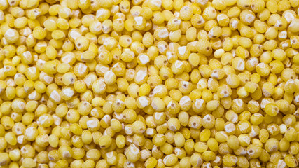 Millet groats as food background