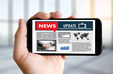 NEW Update Headline Media Live Broadcast Media Talking Communication