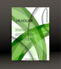 Fototapeta premium Abstract background for brochure, cover. Template for the poster. Vector.
