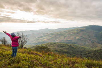 Fototapeta premium good morning mountains