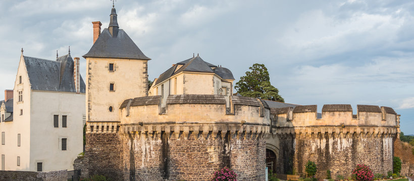 The castle of Ancenis, Loire Atlantique departement, France