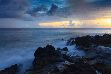 Caribbean Banks at Sunset