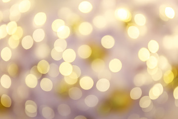 Obraz premium New Year or Christmas Bokeh light abstract background.