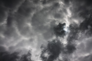 Fototapeta premium background from sky and dark storm clouds