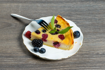 Tasty berry pie