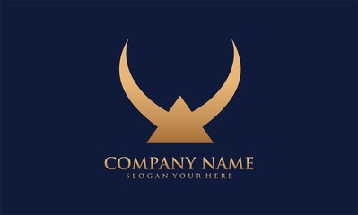 triangle abstract viking logo