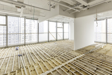 Indoor construction site