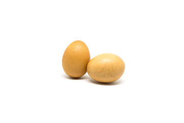 Egg isolated on white background