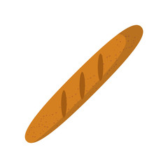 Vector cartoon french bread
