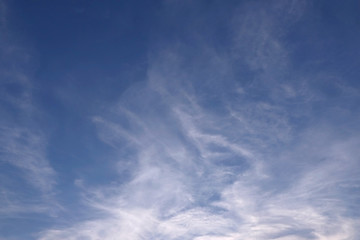 Blue sky with clouds background