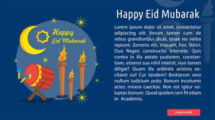 Happy Eid Mubarak Conceptual Design