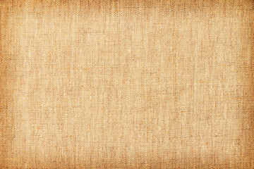 Fototapeta na wymiar Brown light linen texture or background for your design