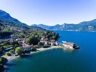 Lierna and Riva bianca beach - Como lake