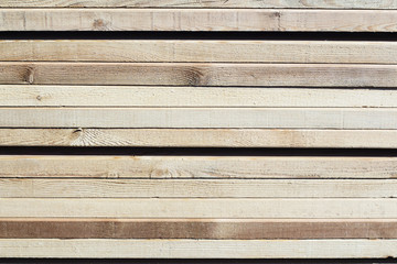 wooden planks on a construction site.