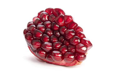 Piece of ripe pomegranate