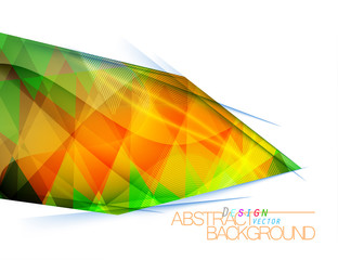 Abstract multicolored square shape vector wallpaper on a white background
