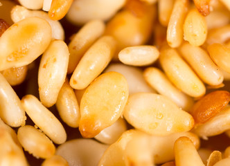 Sesame seeds as a background. macro