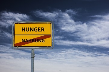 ENTWICKLUNGSLÄNDER - INDUSTRIELÄNDER - Bilder mit Wörtern aus dem Bereich Hungersnot, Wortwolke,...