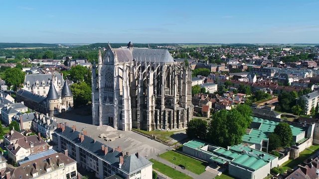 France, Oise, Beauvais, the 13th century Saint Pierre Cathedral has the highest Gothic choir in the world (48.50 m)