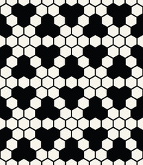 geometric hexagon seamless vector grid pattern background