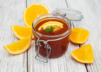 Delicious orange jam