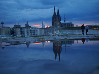 Cologne at night