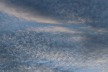 Blue Sky with Cirrocumulus Cloud