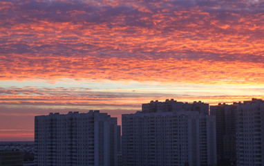 Fototapeta premium Sunset in Butovo