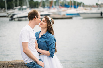 Obraz premium Happy young couple