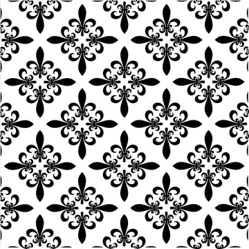 Fleur de lis pattern vector